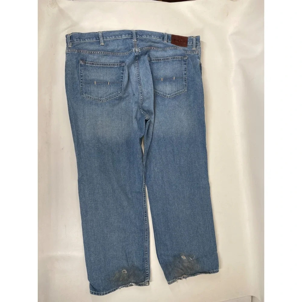Polo Ralph Lauren Classic Fit 867 Straight Blue‎ Jeans 46B Xx30 Distressed